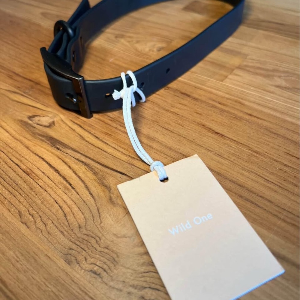Wild One Black Dog Collar